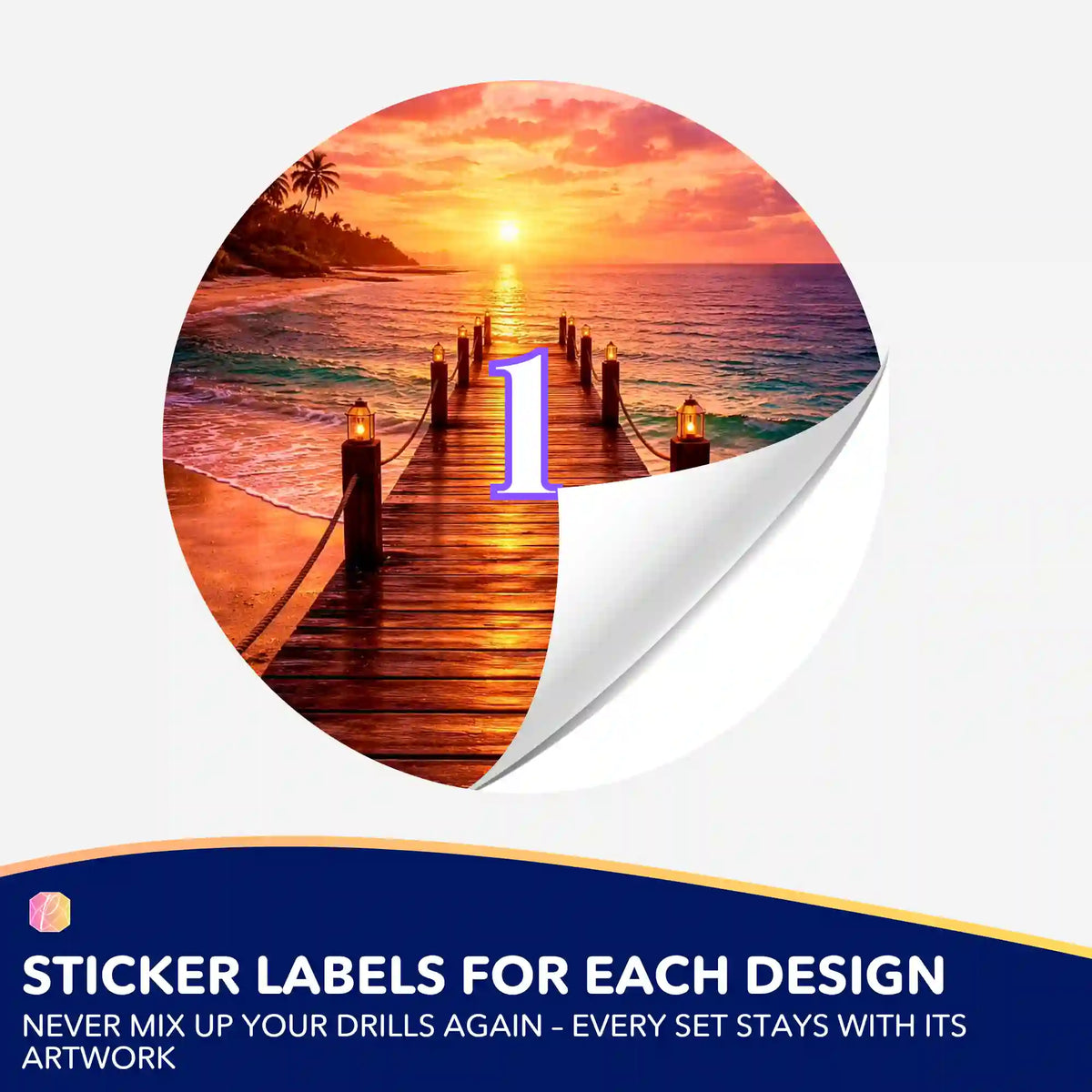 Small Jar Stickers - To Where the Day Finds Peace