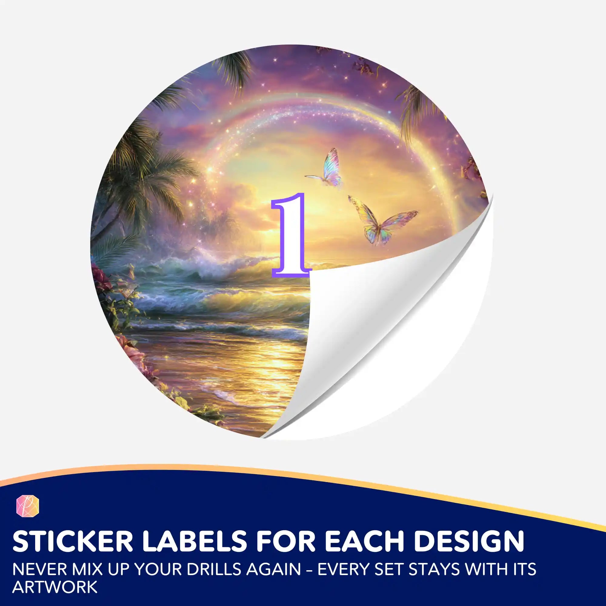 Small Jar Stickers - Between Sky and Sea