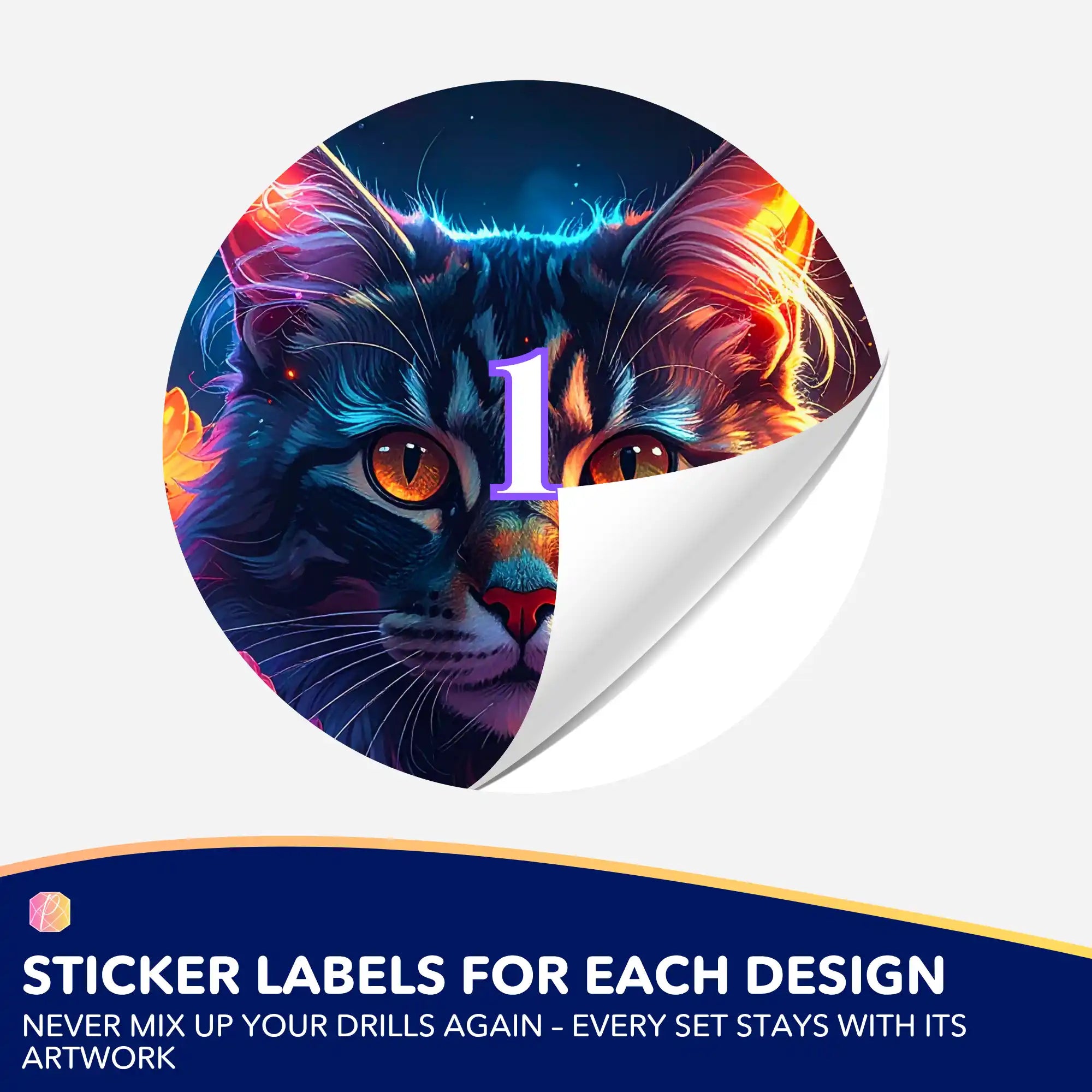 Small Jar Stickers - Guardian Of The Night Blossoms