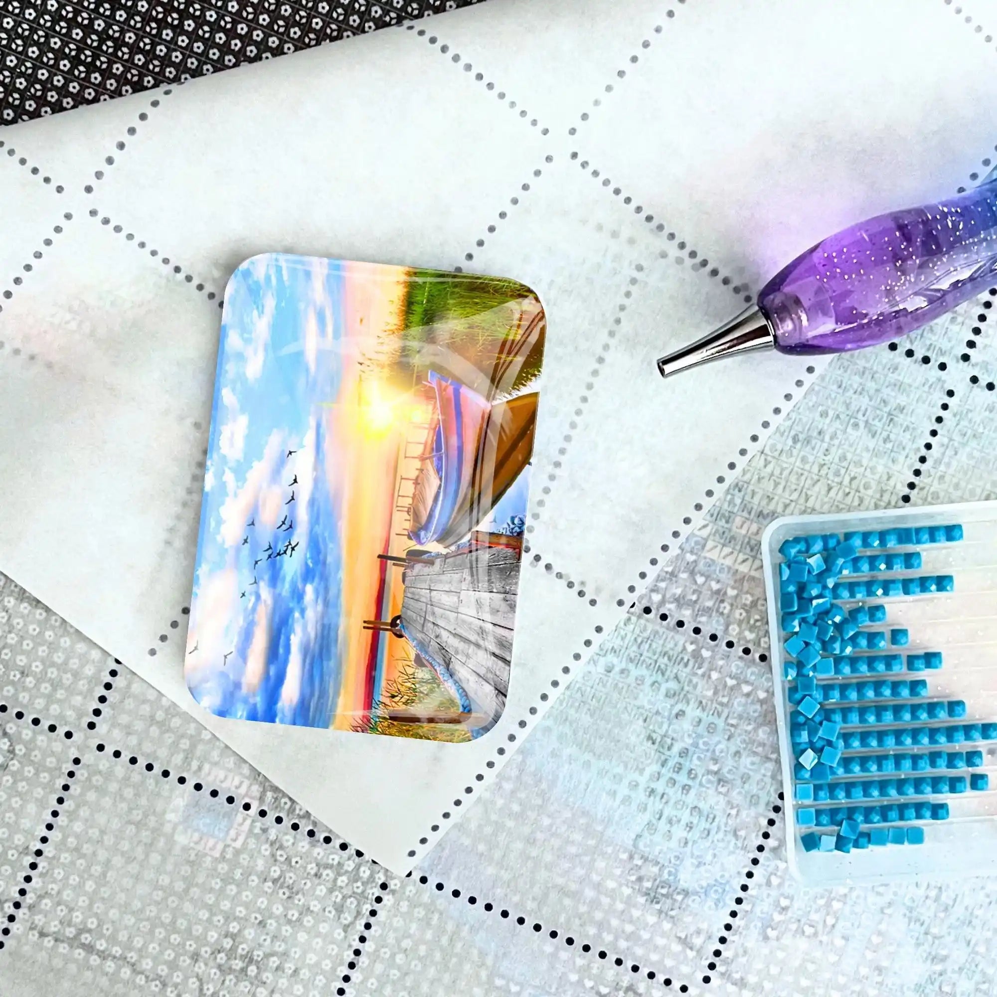 Cover Minder - Sunny Evening at the Lake