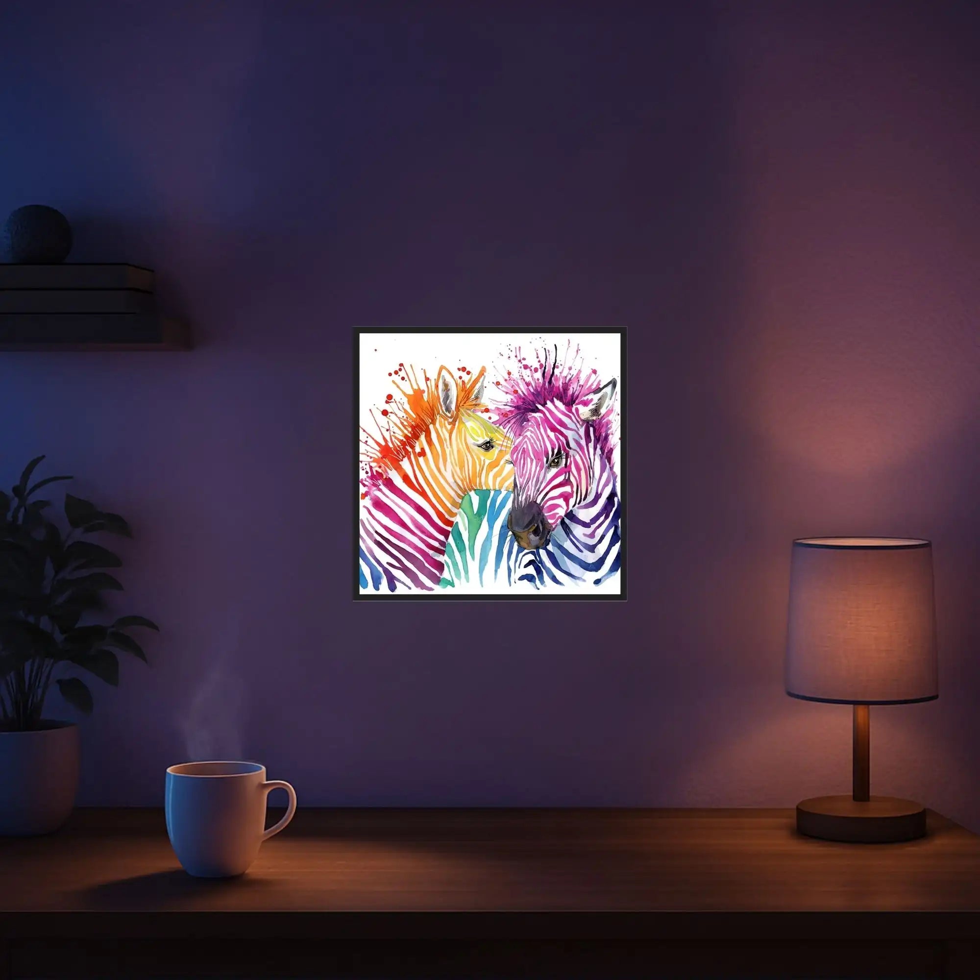 Diamond Painting – Colorful Zebras