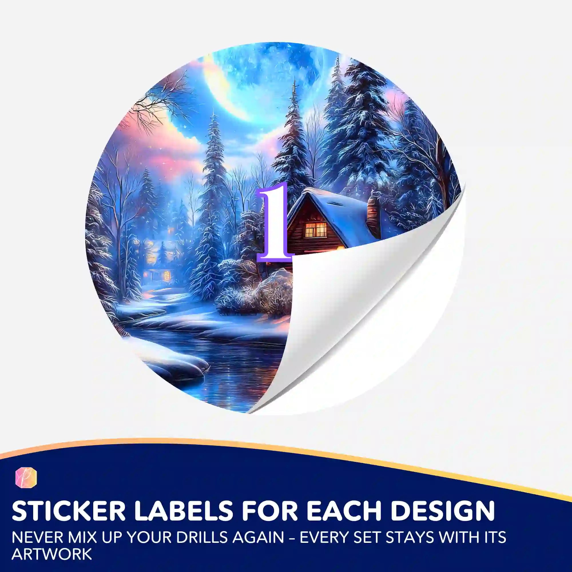 Small Jar Stickers - Refuge in the Silver Light "Limited Edition"