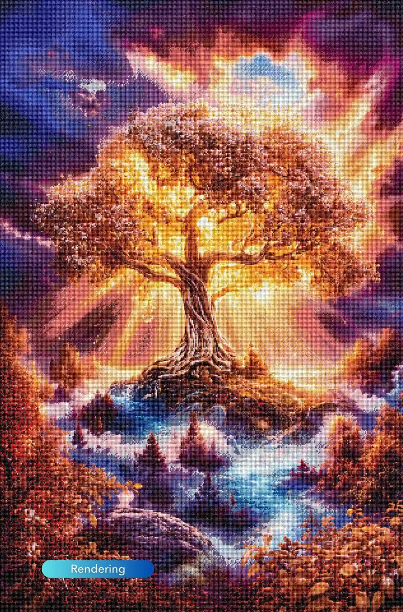 Diamond Painting 7 Day Special – The Golden World Tree
