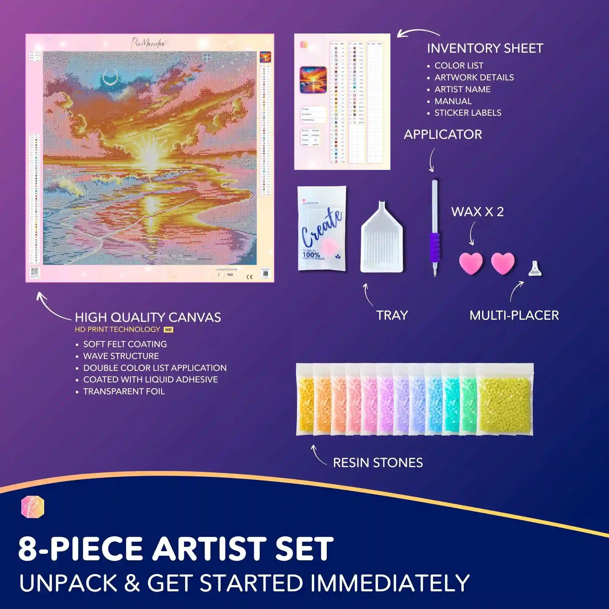 Diamond Painting – Between Sun and Stars "Limited Edition"