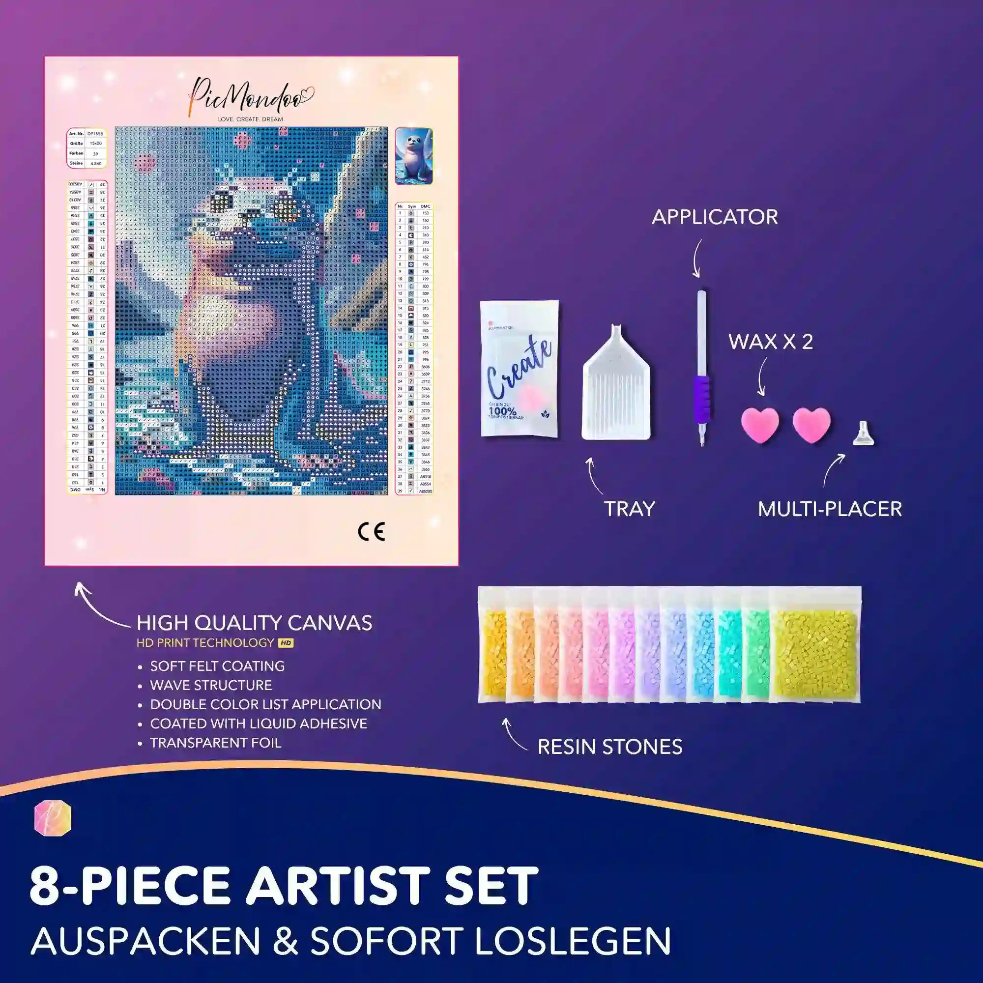 Diamond Painting Mini - Robin