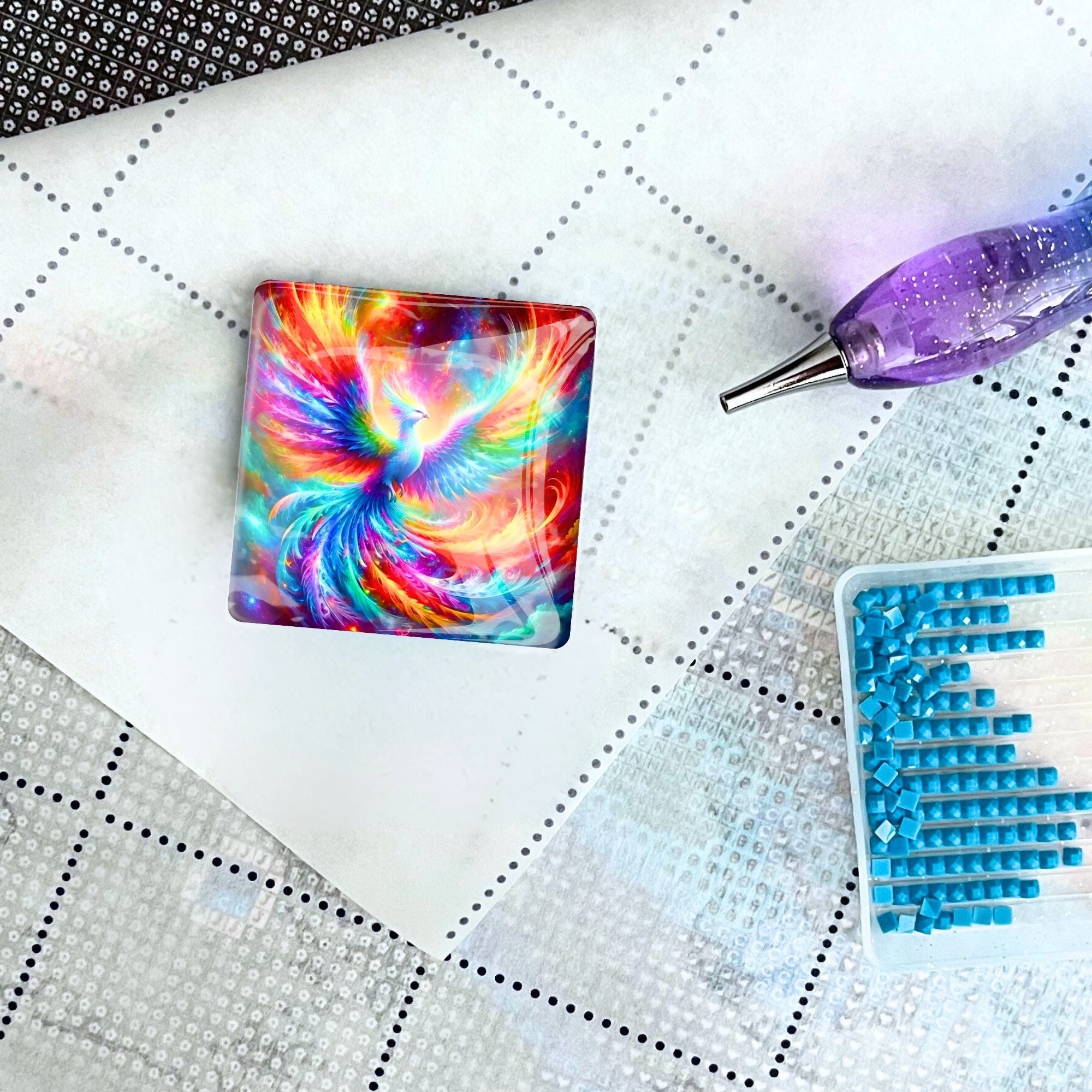 Cover Minder - Colorful Phoenix
