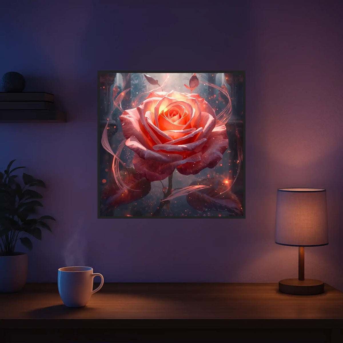 Diamond Painting - Heart Flame (round drills)