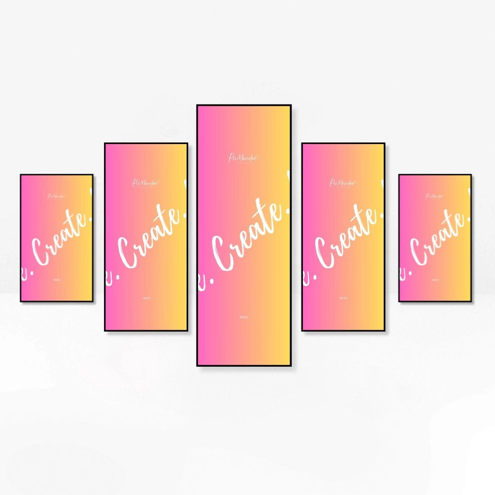 Diamond Painting Picture Frame – Aluminum (XXL 5-Piece) PLEXI