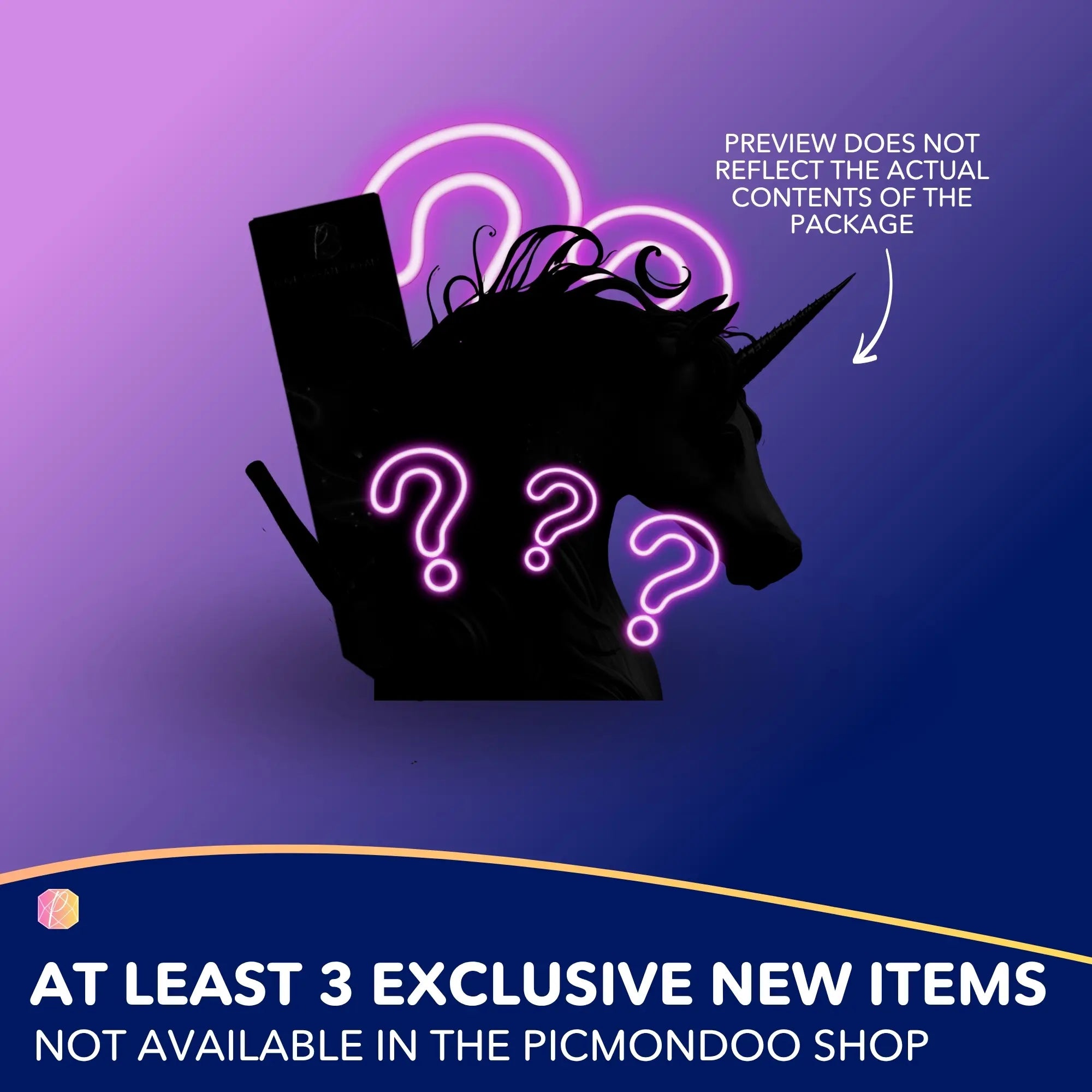 Diamond Painting Mystery-Box "Unicorns" (#1)