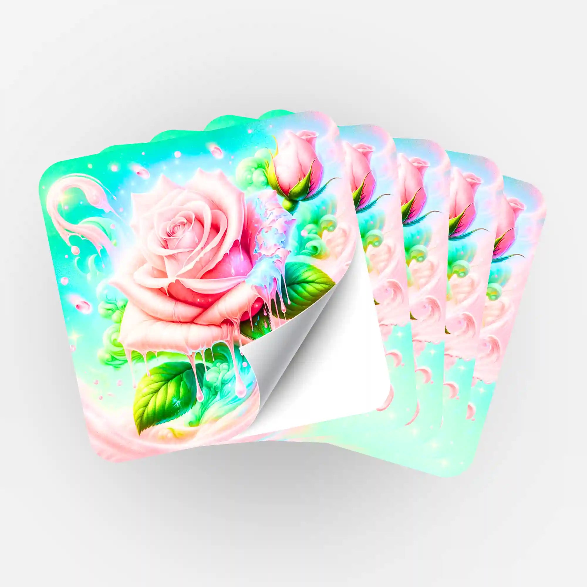 Wall Sticker 5-Pack - Candy Rose