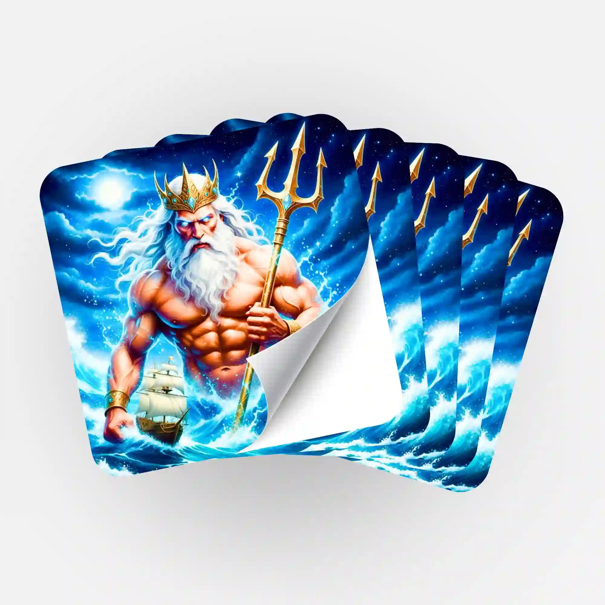 Wall Sticker 5-Pack - Poseidon