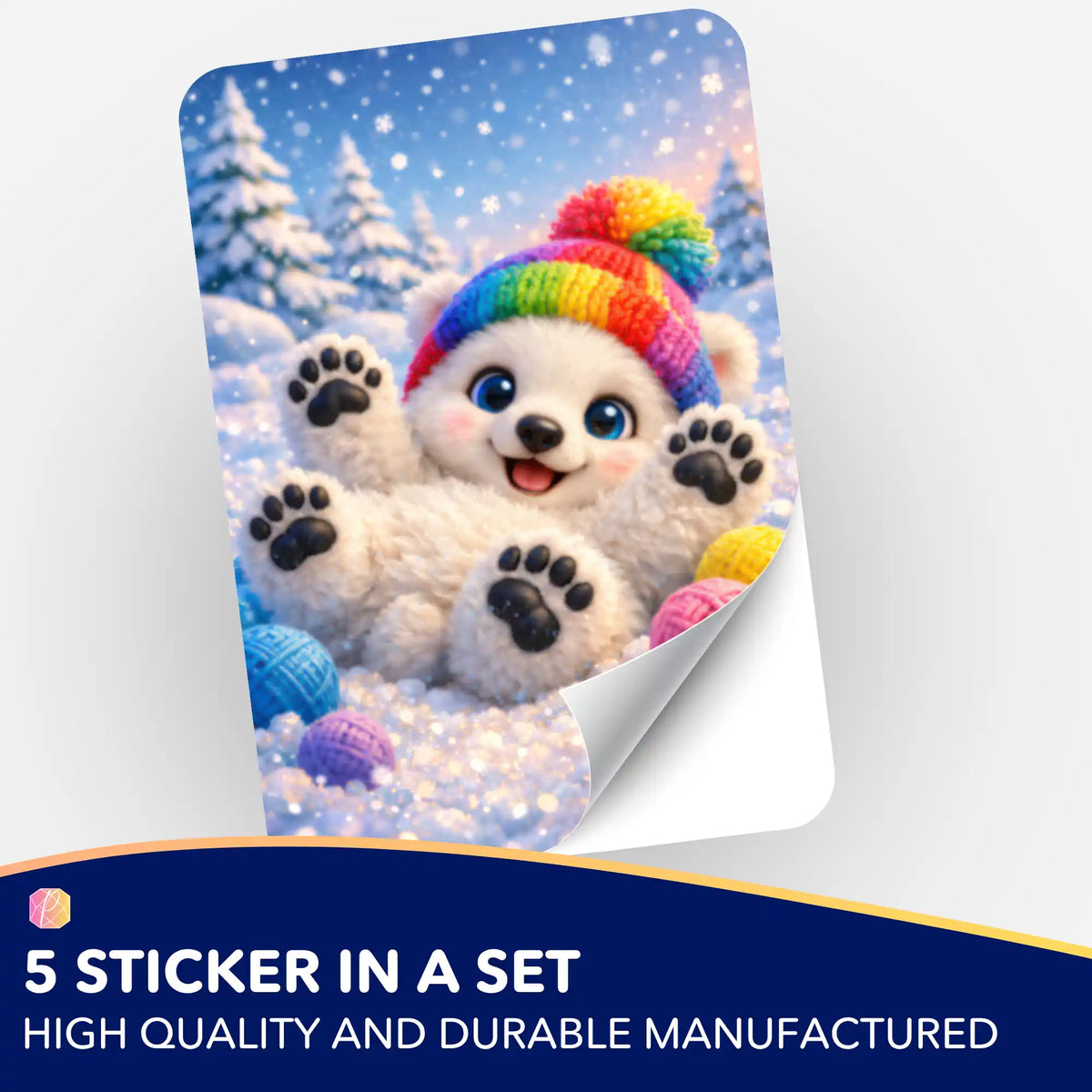 Wall Sticker 5-Pack - Winter Joy