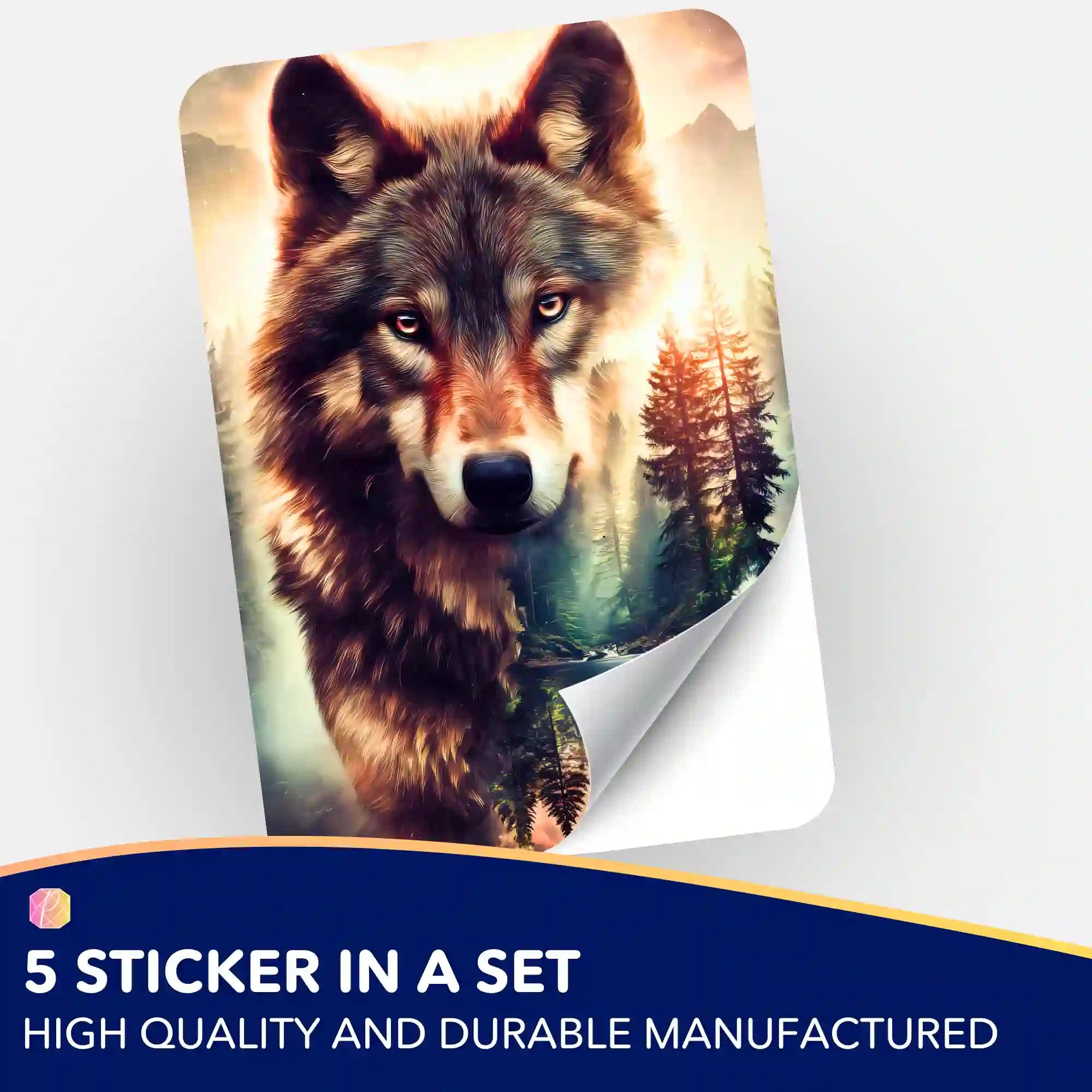 Wall Sticker 5-Pack - Spirit of the Forest