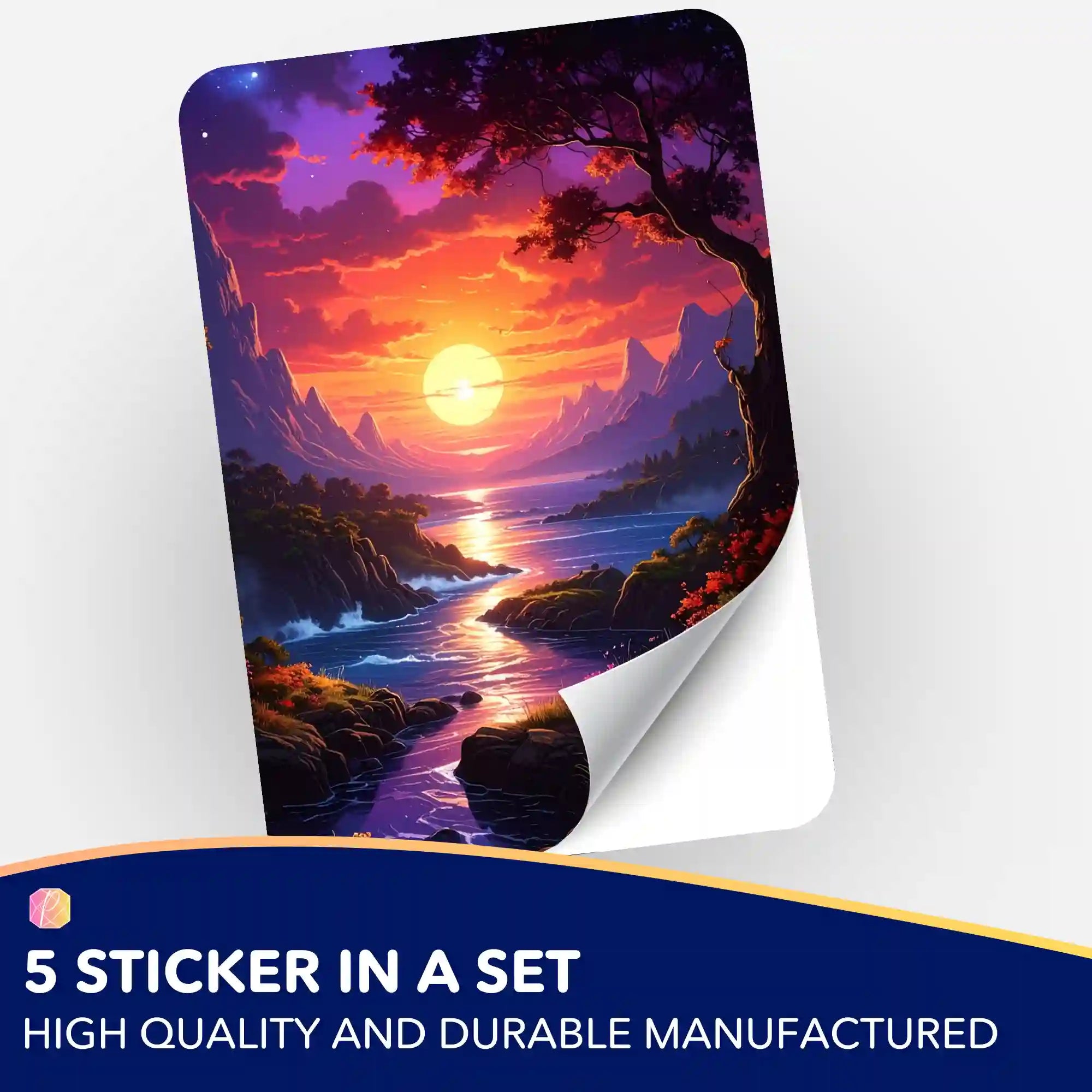 Wall Sticker 5-Pack - Melody of the Light "Limited Edition"