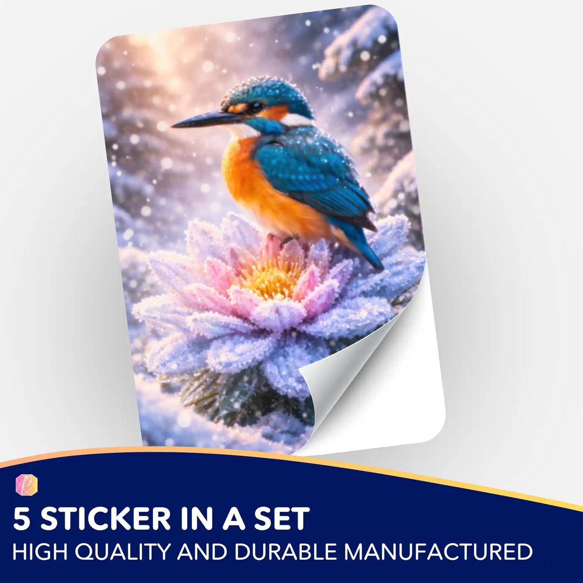 Wall Sticker 5-Pack - Where Winter Preserves the Light