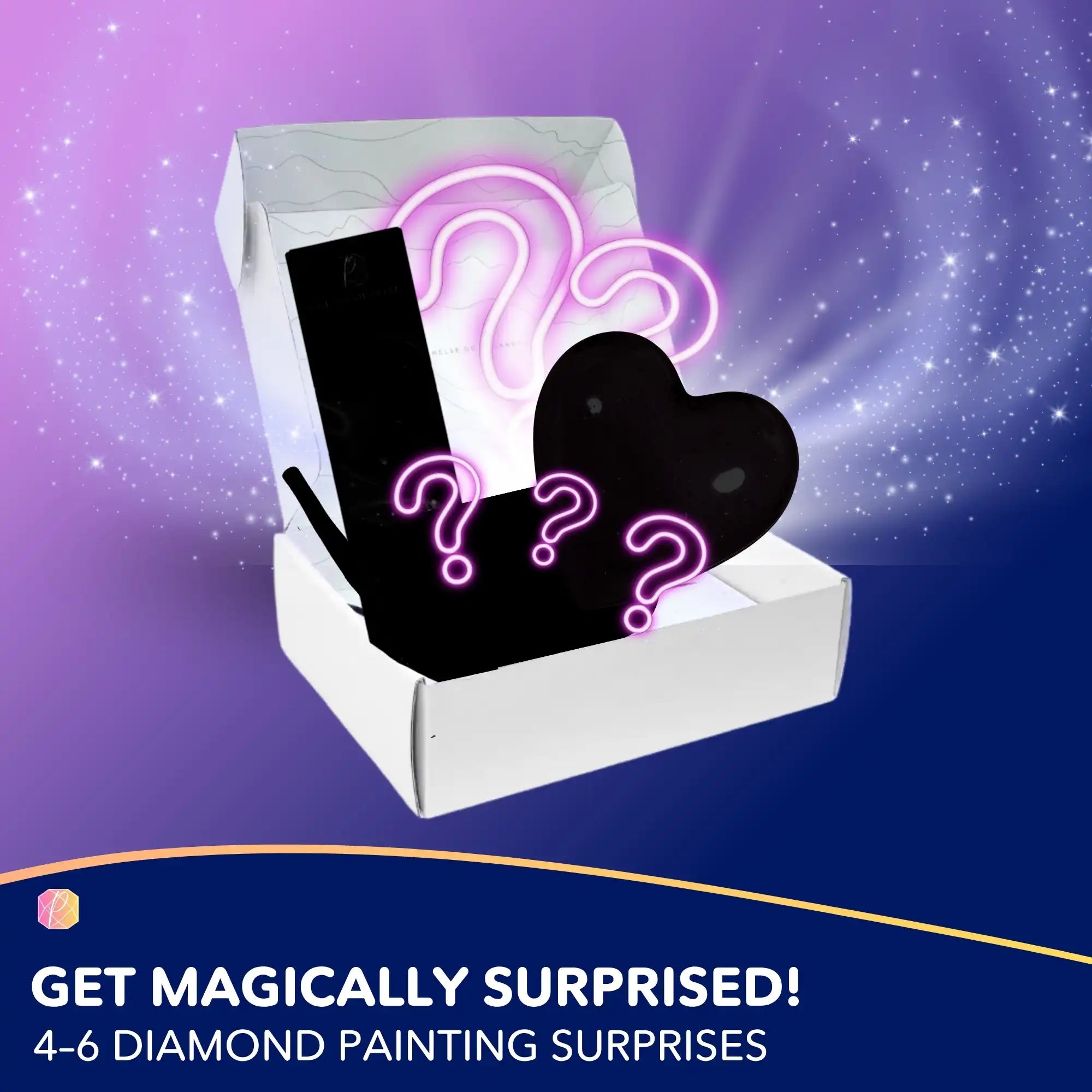 Diamond Painting Mystery-Box "Love & Hearts" (#1)