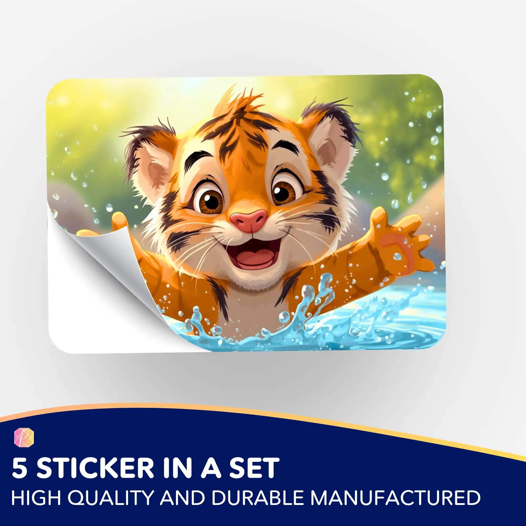 Wall Sticker 5-Pack - Splash into Happiness