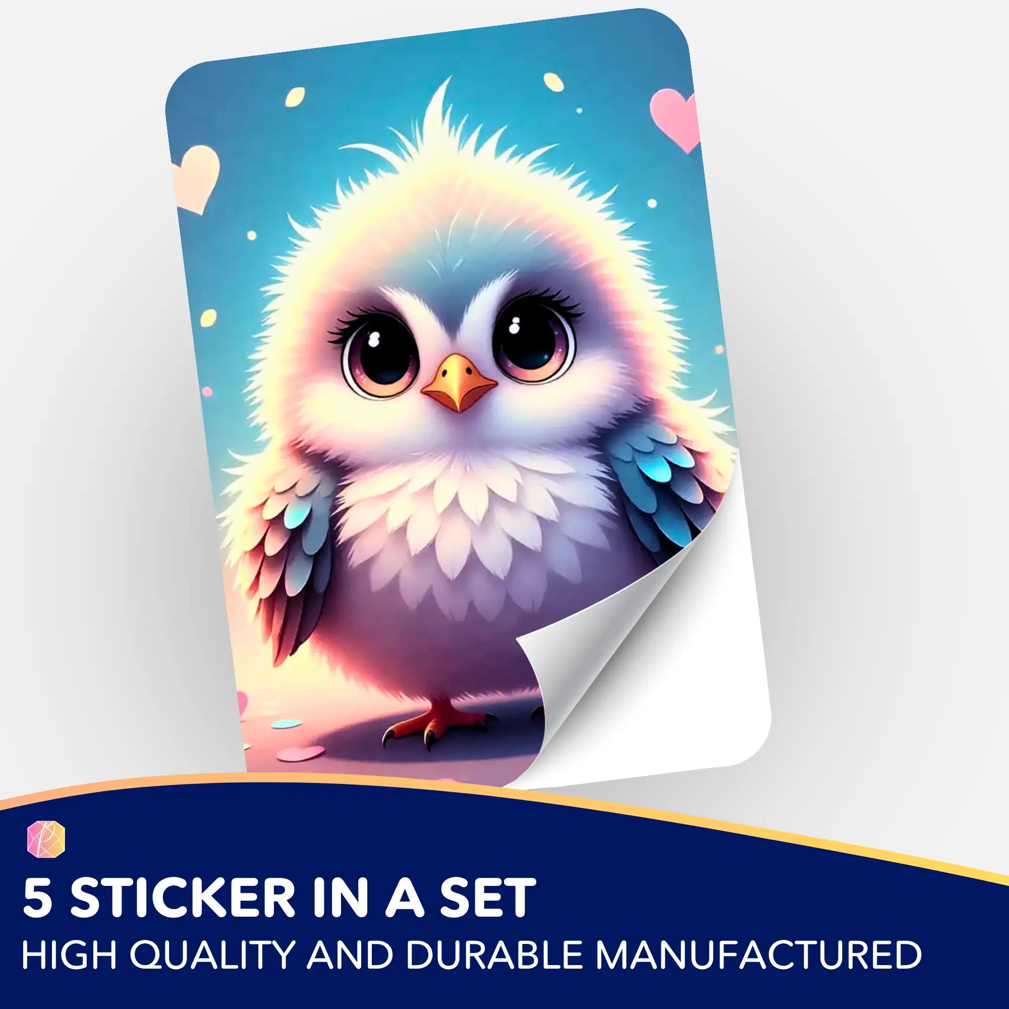 Wall Sticker 5-Pack - More Courage Than One Sees