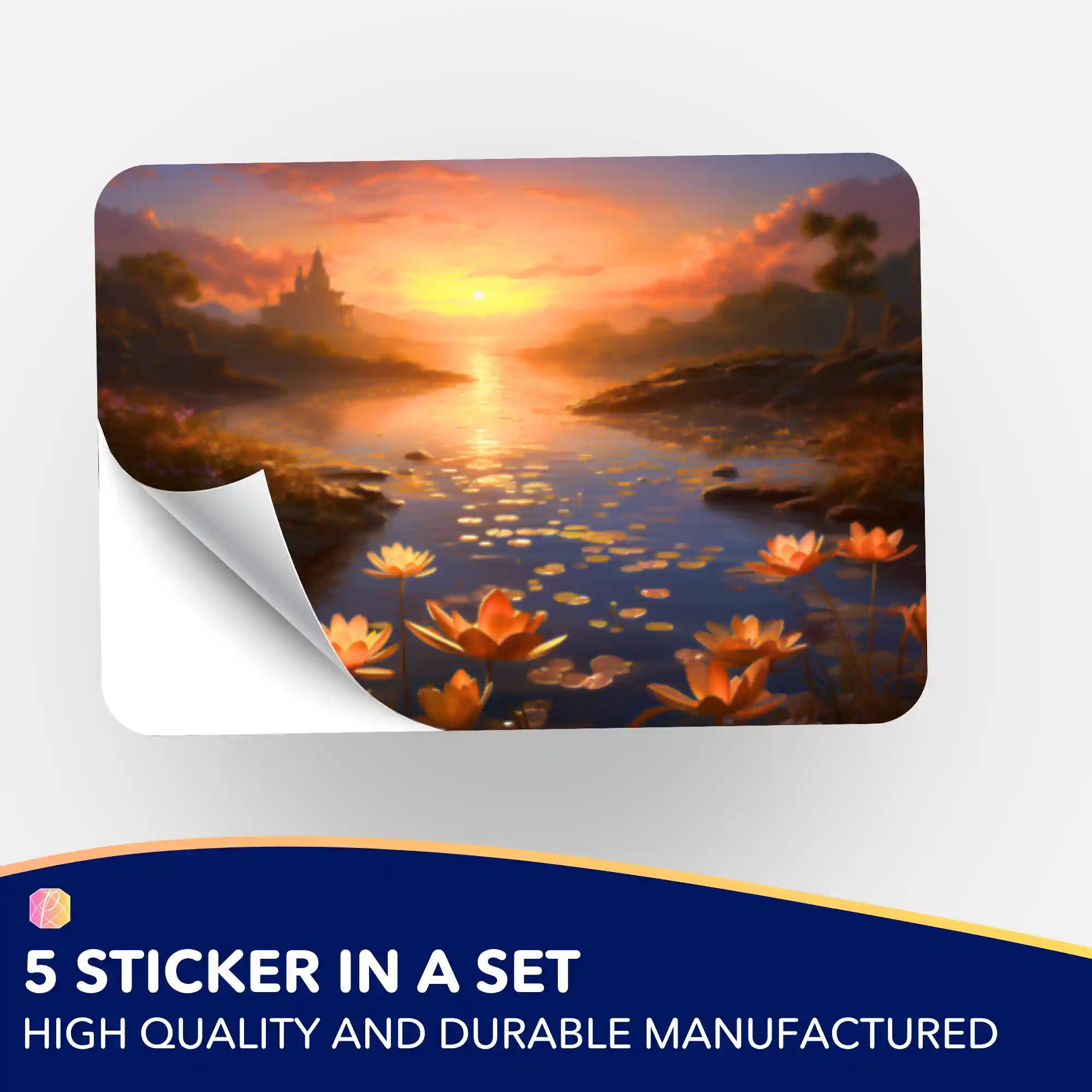 Wall Sticker 5-Pack - When the Day exhales