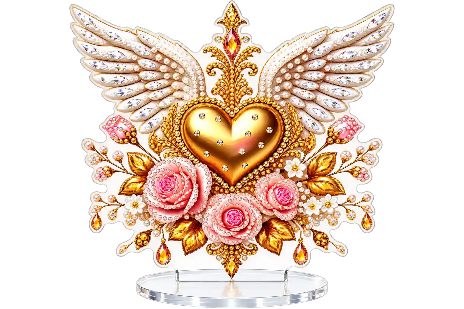 Diamond Painting – Stand Heart & Wings