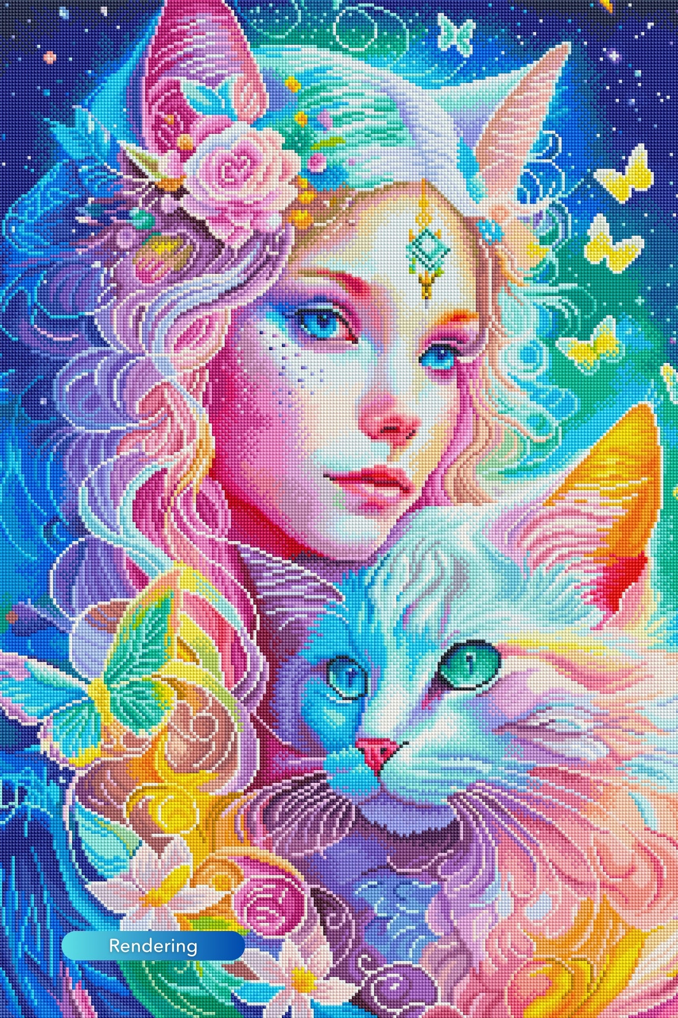 Diamond Painting - Cat Fairy