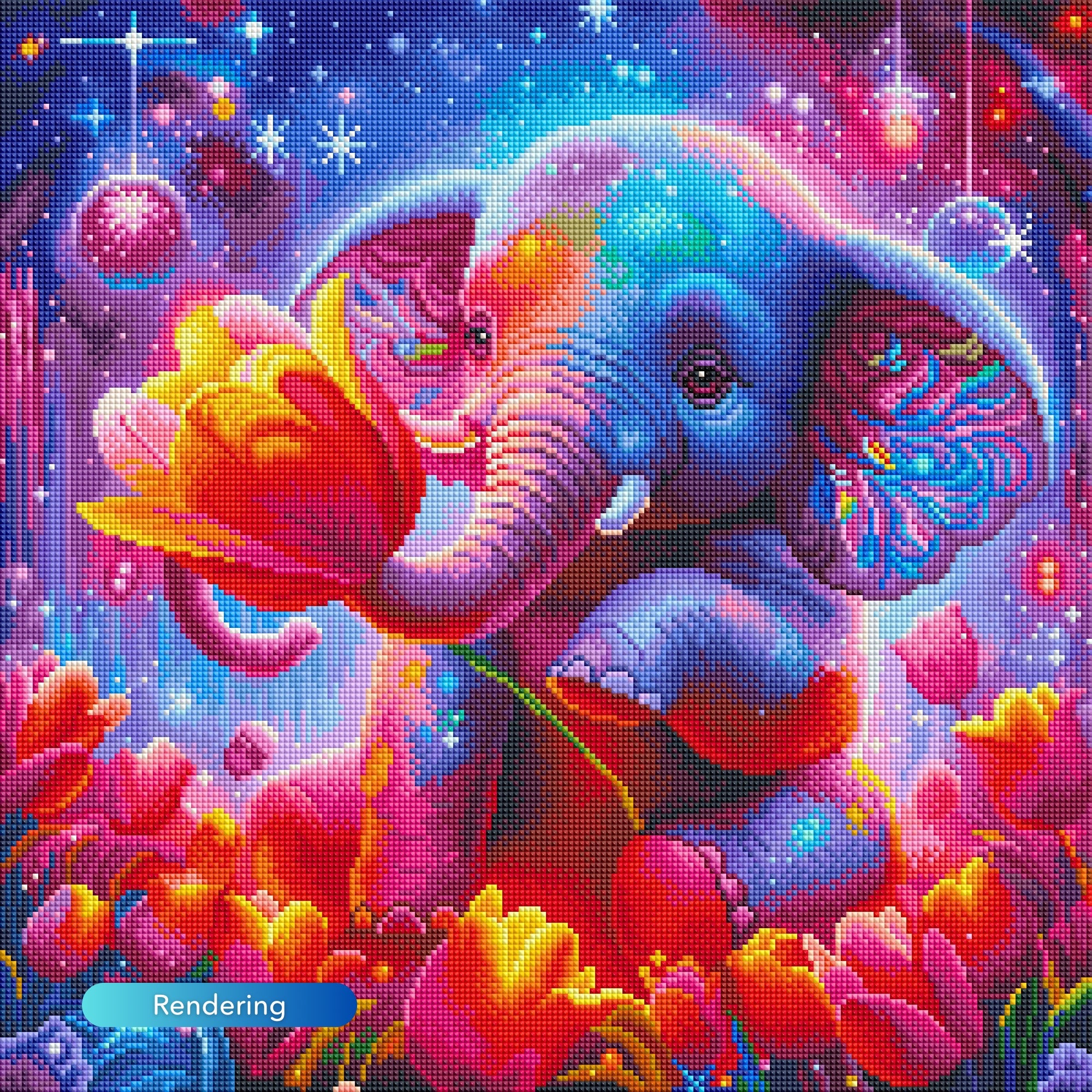 Diamond Painting - Elephant Girl