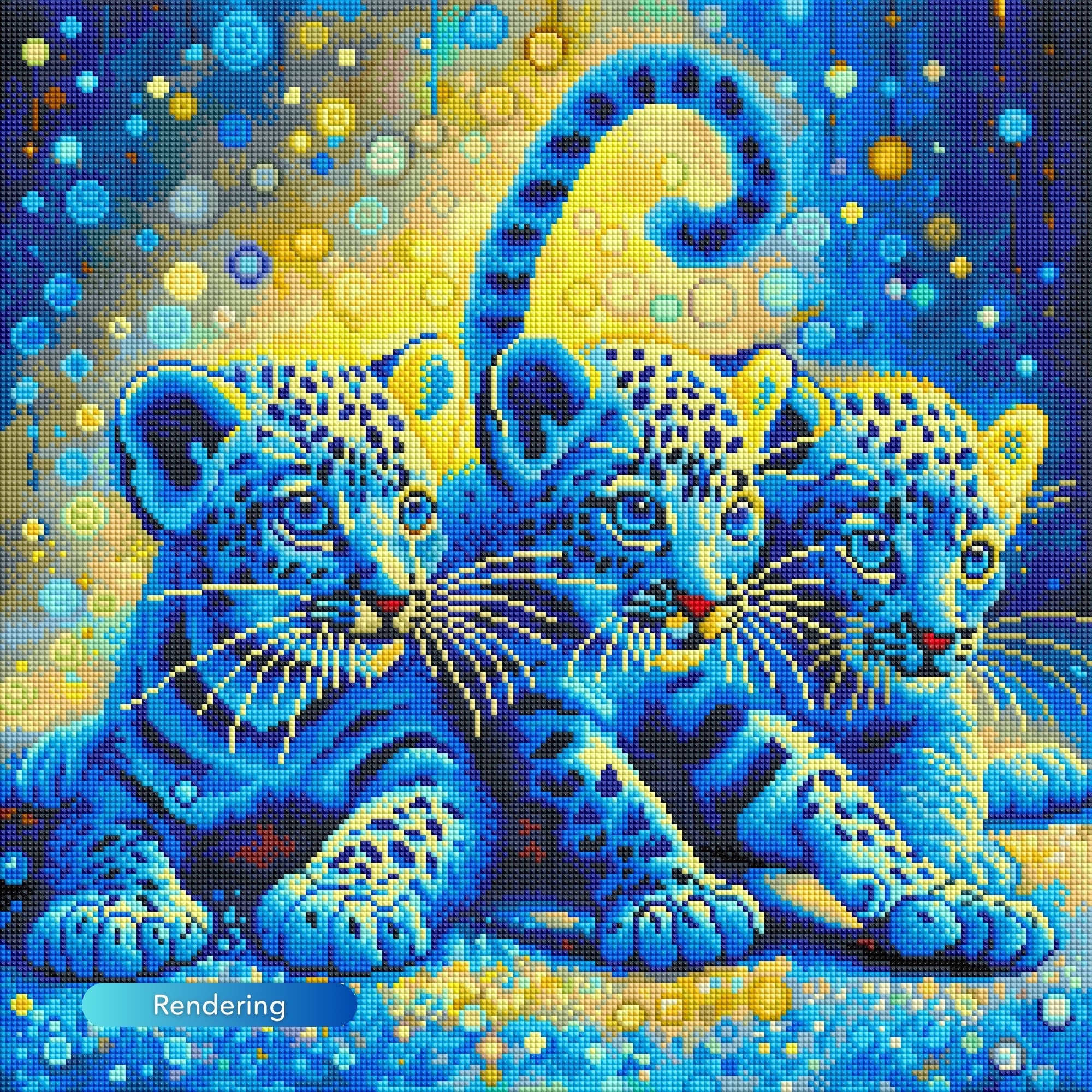 Diamond Painting - Leopard Cubs