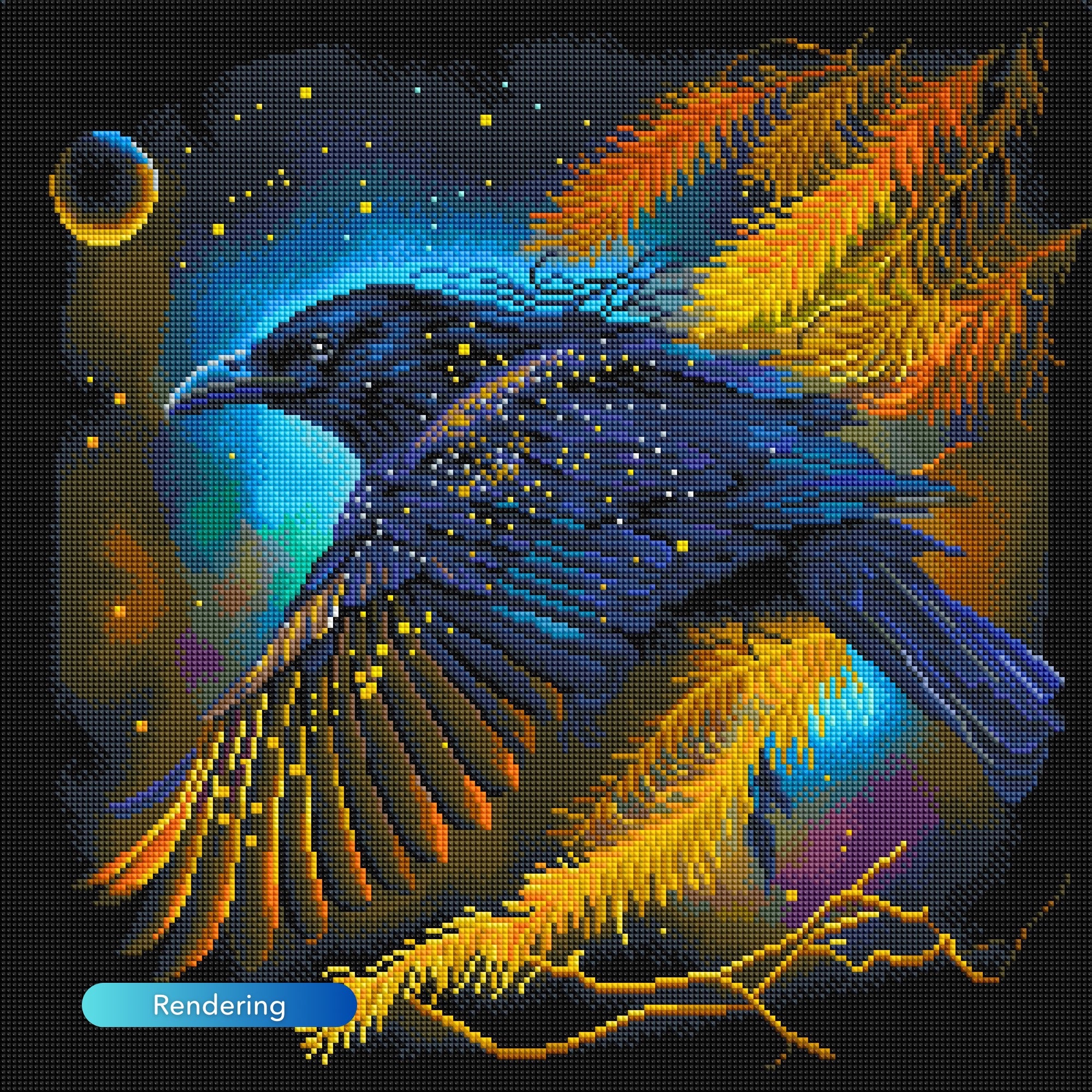 Diamond Painting - Witch's Raven