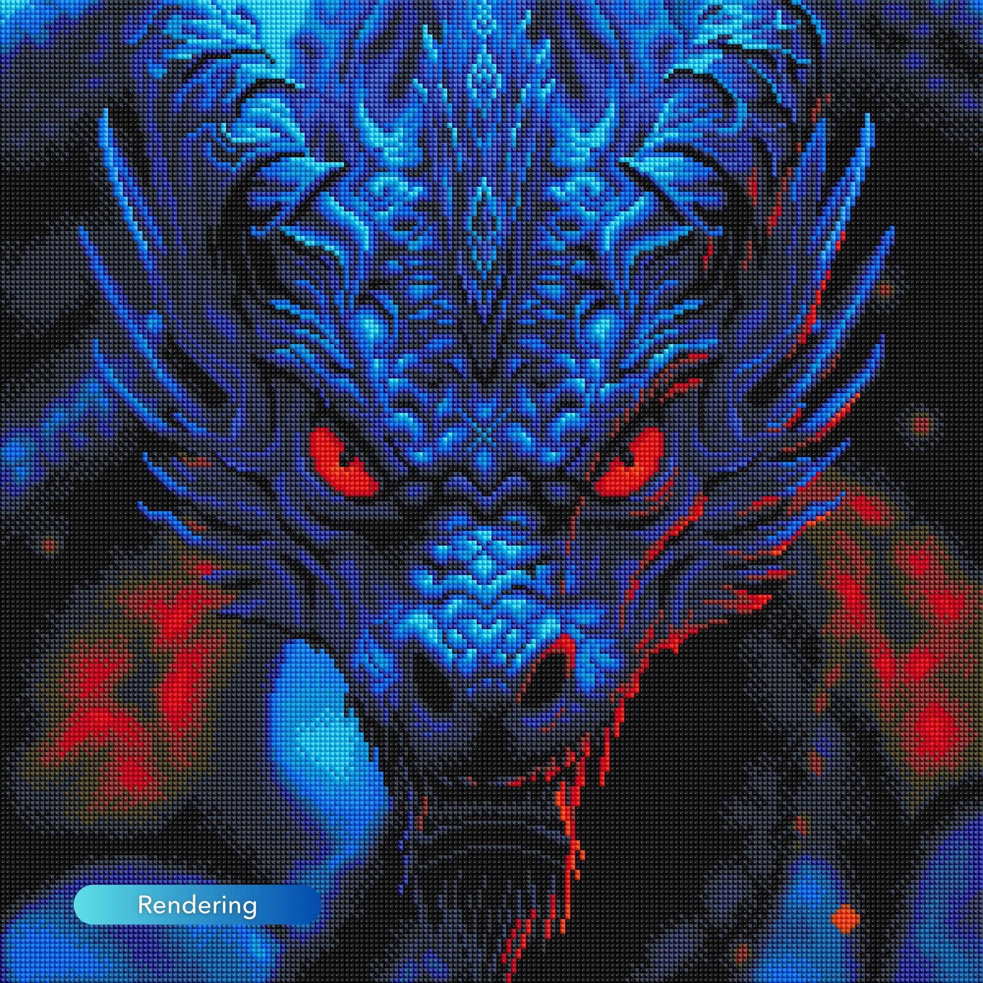 Diamond Painting - Red Eyes Dragon