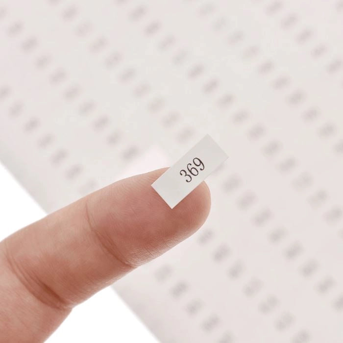 Diamond Painting Labels With All 457 DMC Numbers