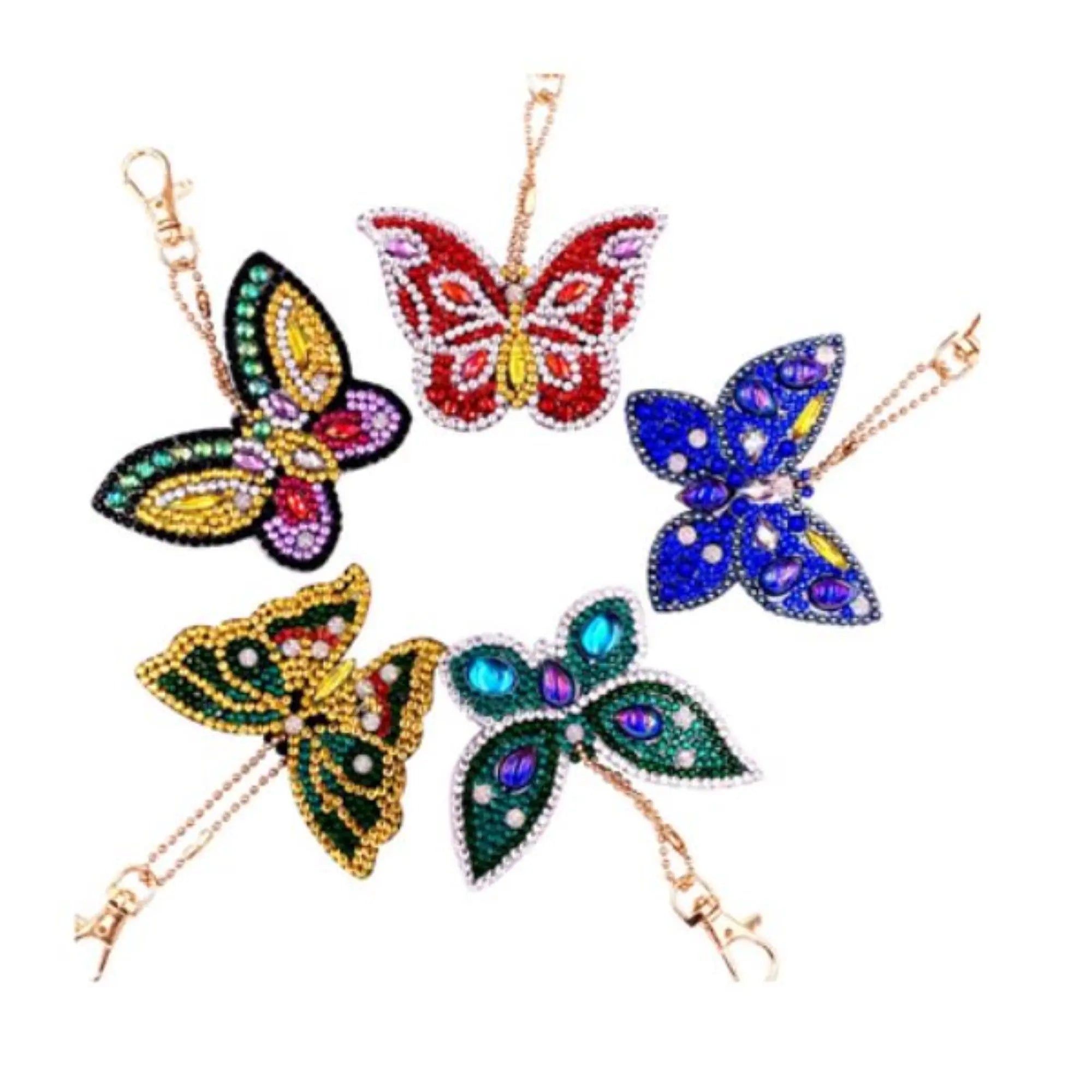 Diamond Painting Keychain - Butterflies