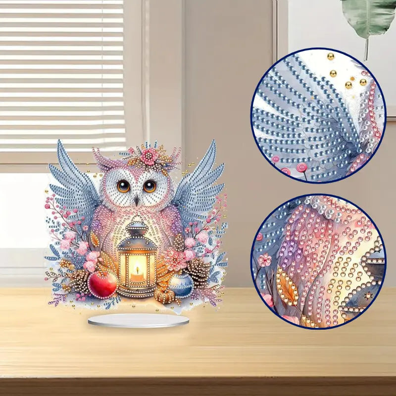 Diamond Painting Stand – Winter Owl