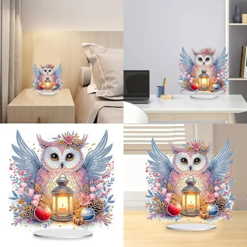 Diamond Painting Stand – Winter Owl