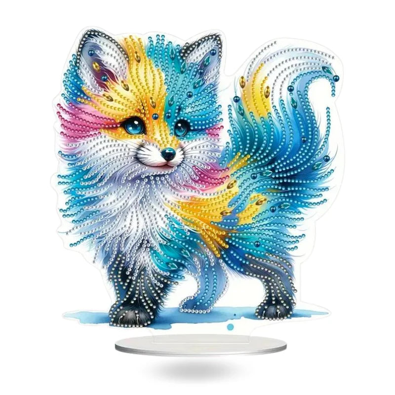 Diamond Painting Stand – Colorful Foxy
