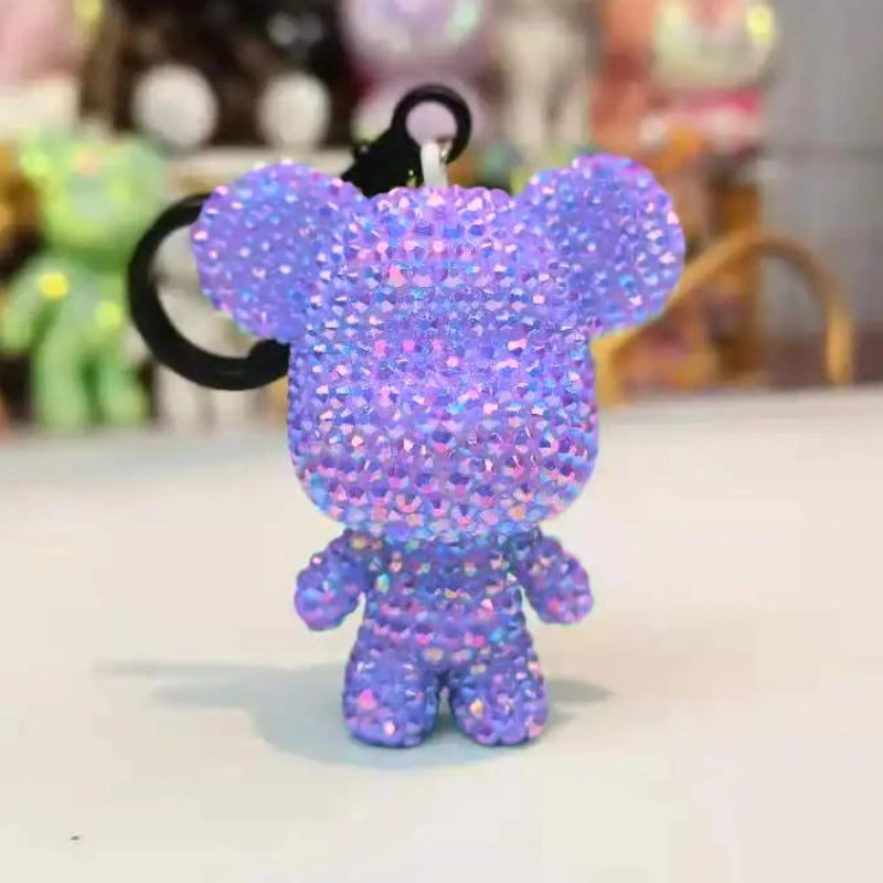 Diamond Painting Keychain – Glitter Bear