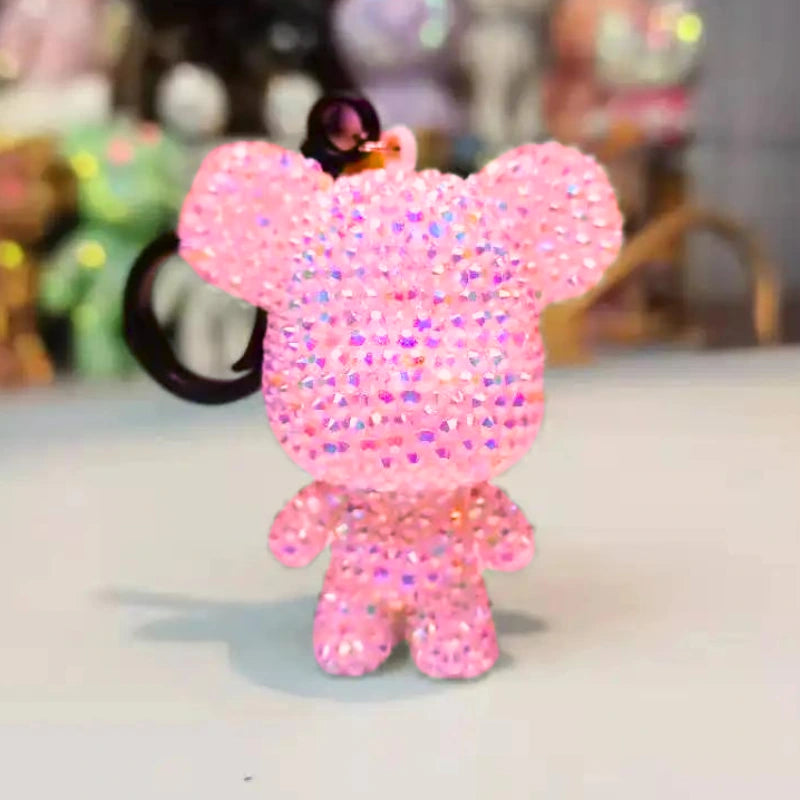 Diamond Painting Keychain – Glitter Bear