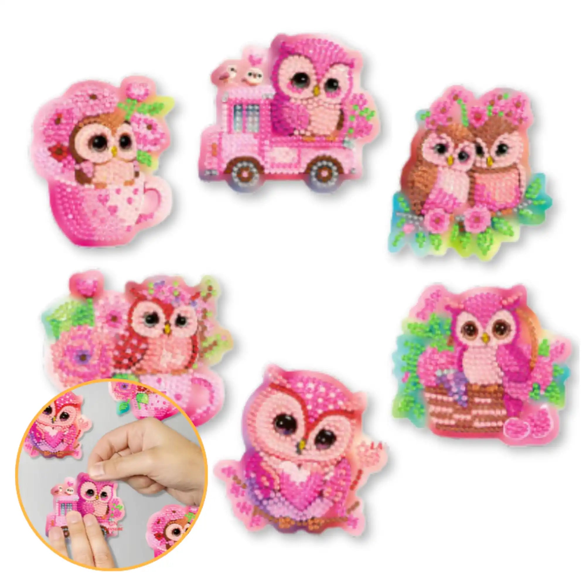 Diamond Painting Fridge Magnets – Sweet Owl