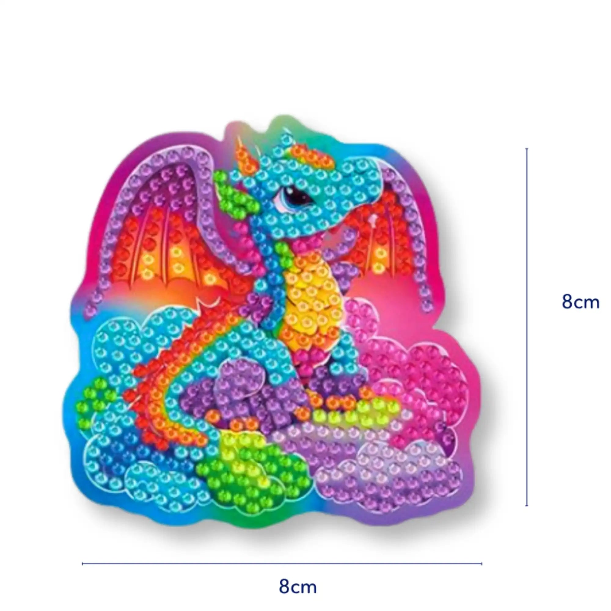 Diamond Painting Fridge Magnets - Colorful Dragons