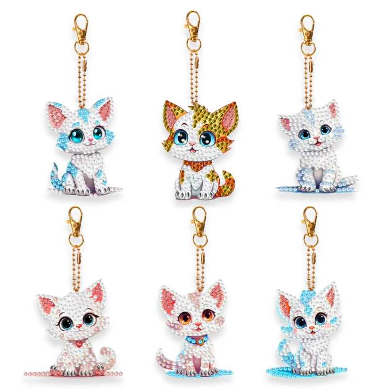 Diamond Painting Keychain – Sweet Cats