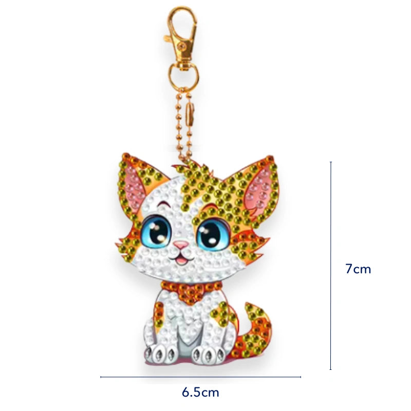 Diamond Painting Keychain – Sweet Cats