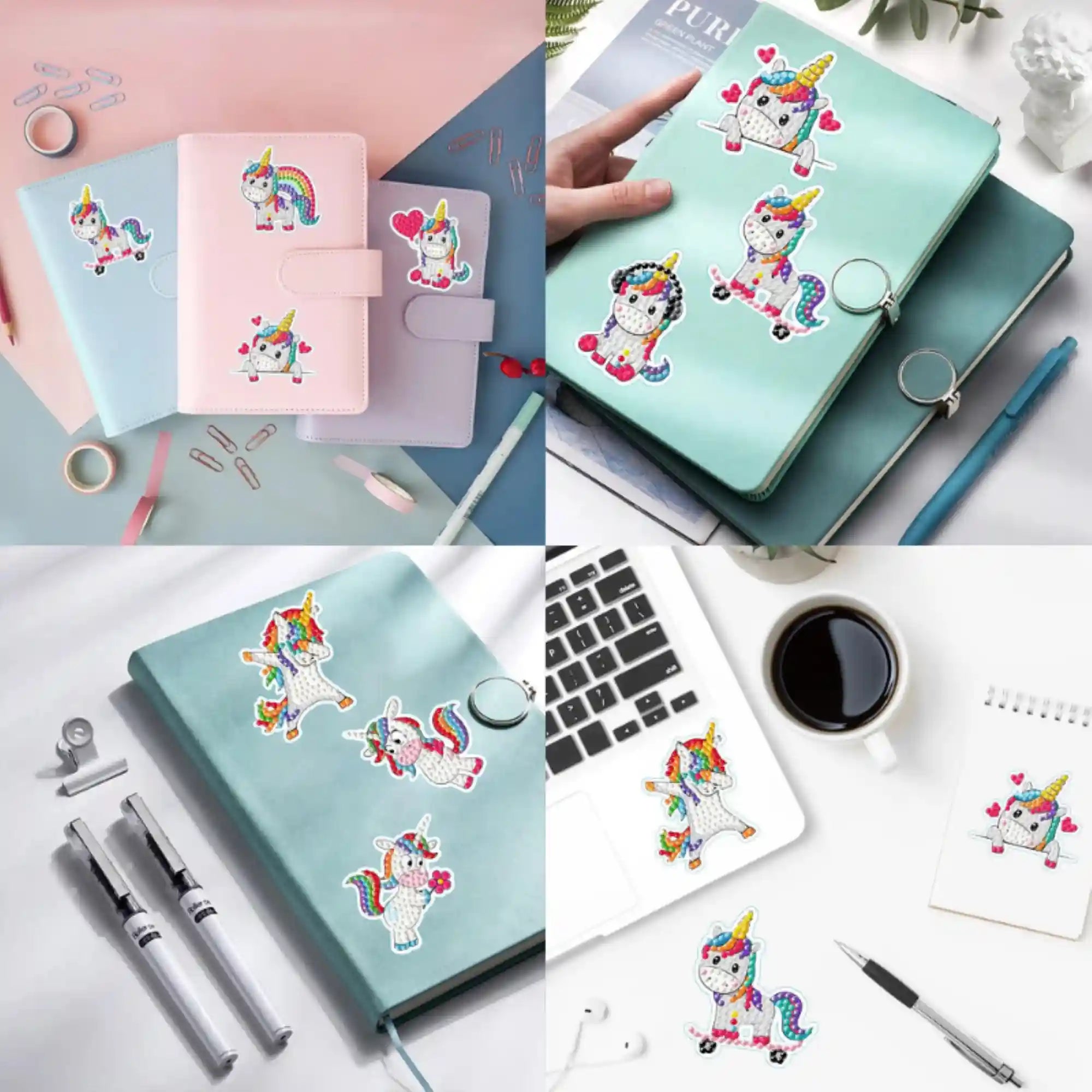 Diamond Painting Sticker – Sweet Unicorn