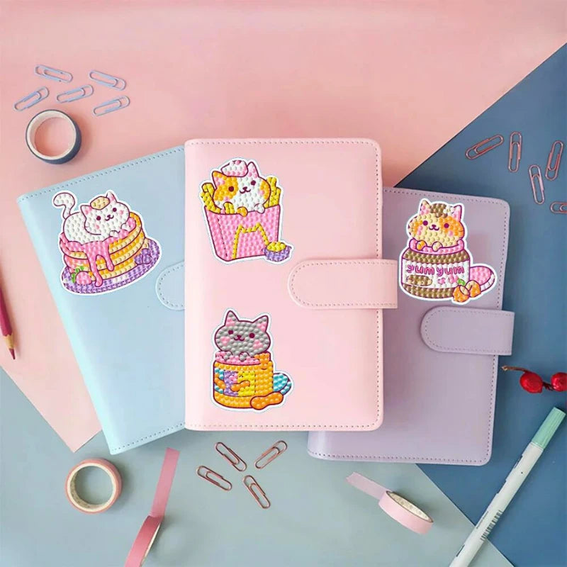 Diamond Painting Sticker – Yum Yum Cat