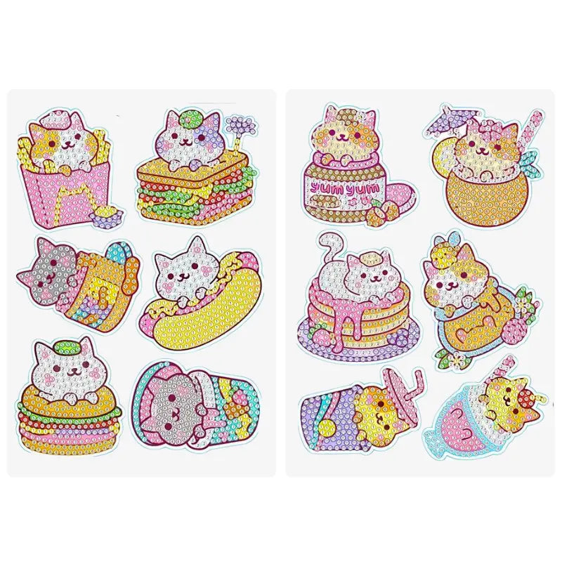 Diamond Painting Sticker – Yum Yum Cat