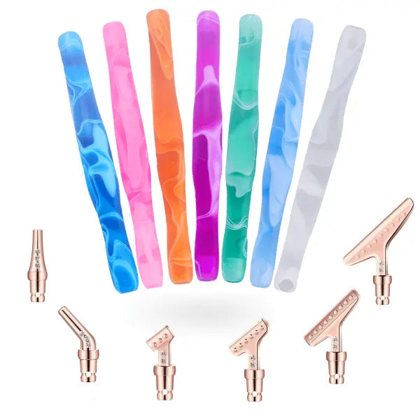 Diamond Painting Pen Set "Rosé & Diamond"