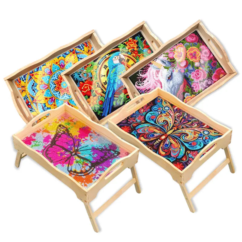 Diamond Painting – Serving Tray "Colors & Fantasy"