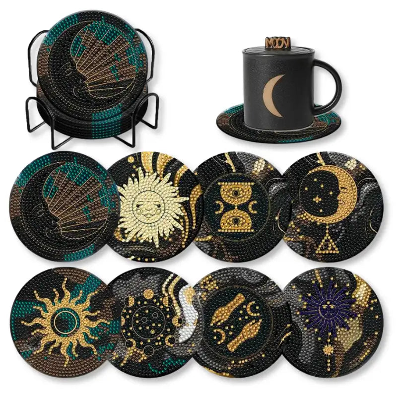 Diamond Painting - Coaster “Black Dream”