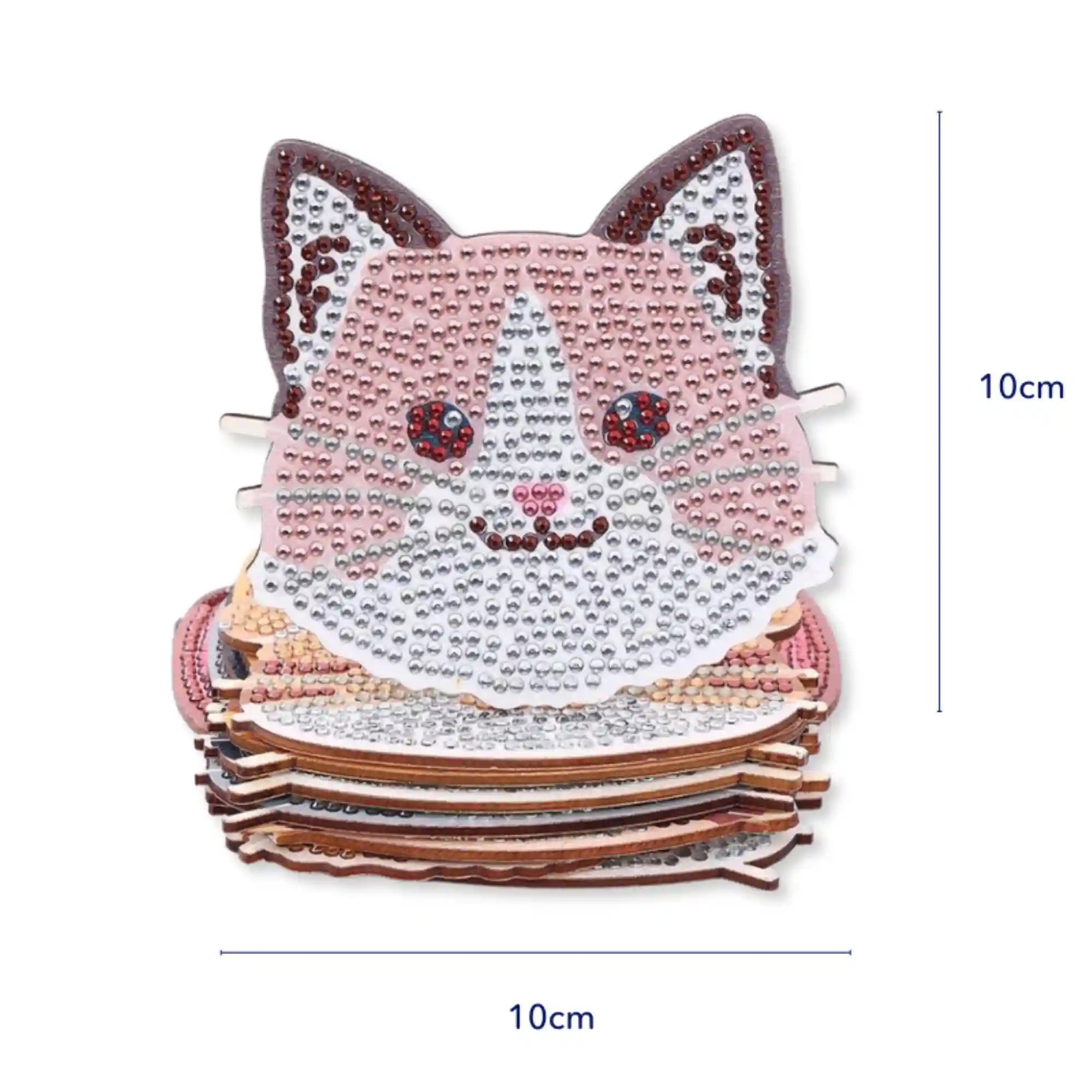 Diamond Painting - Coaster "Cat and Mouse"