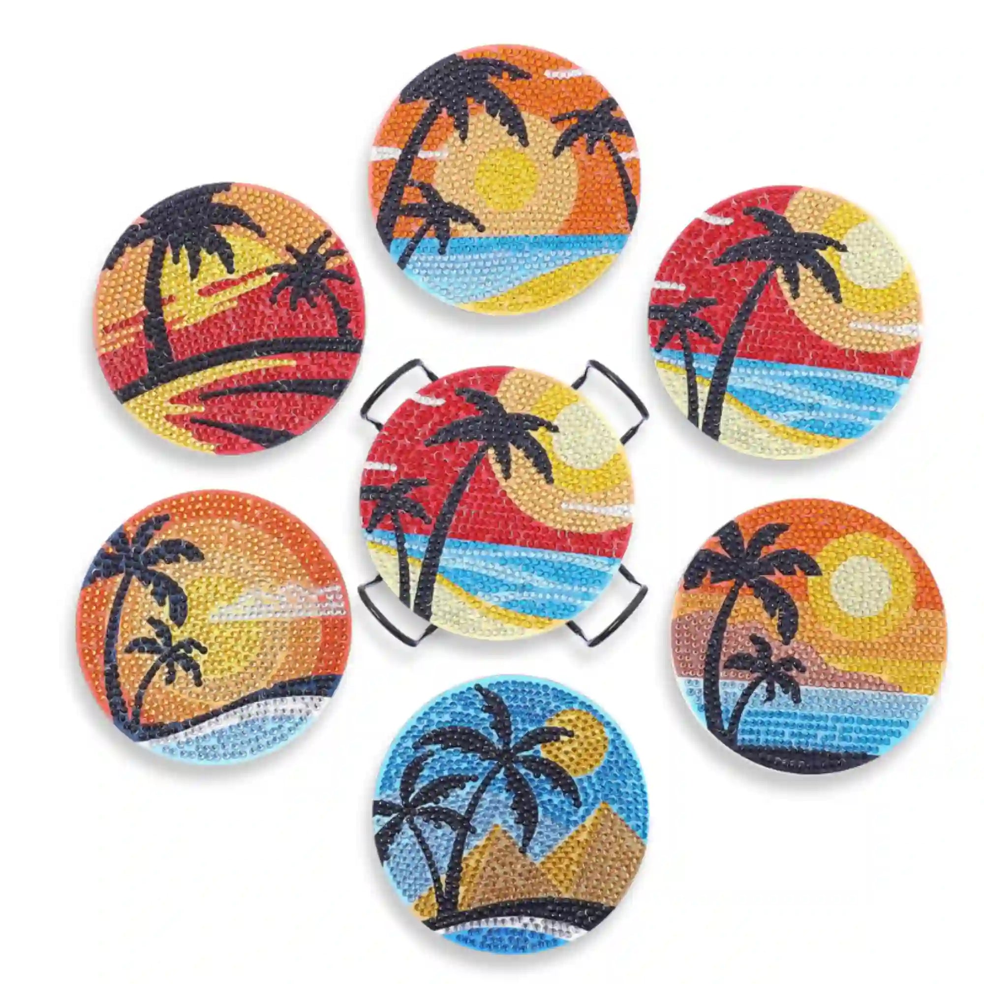 Diamond Painting - Coaster "Sunset-Love"