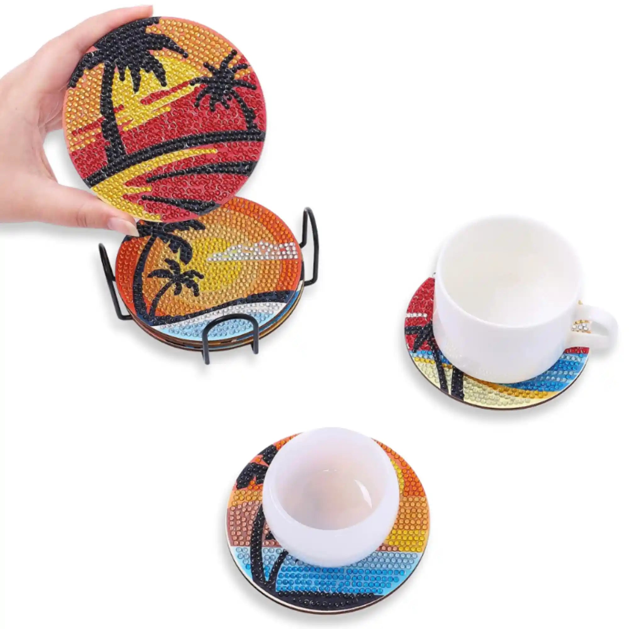 Diamond Painting - Coaster "Sunset-Love"
