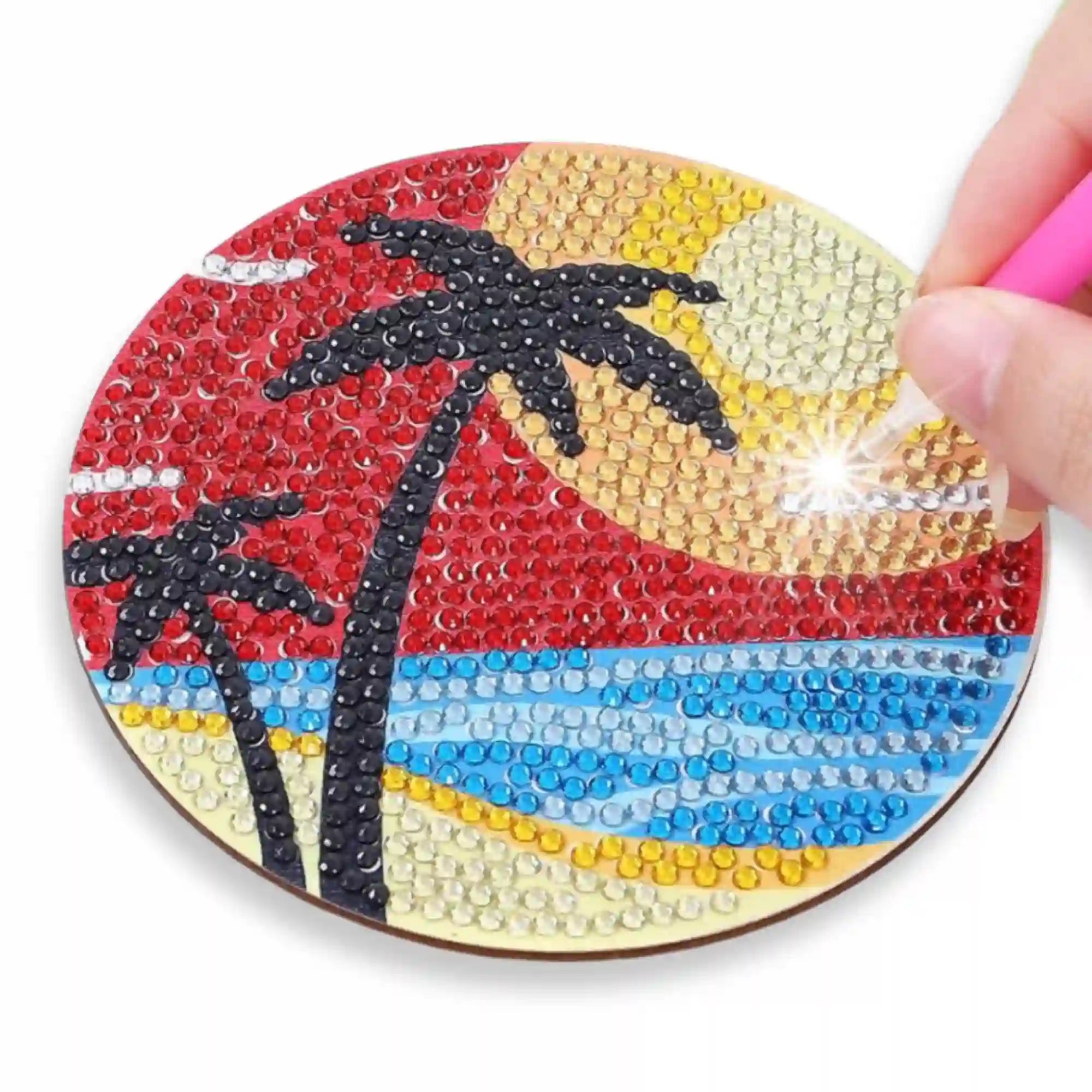 Diamond Painting - Coaster "Sunset-Love"